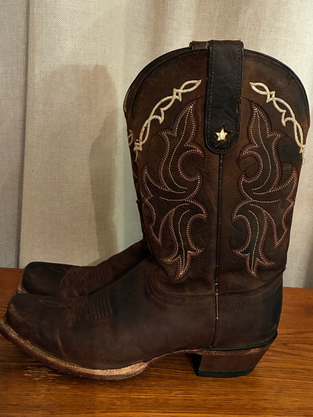 Tony Lama Women's Vaquero Western Boots - Brown Size 7.5 - Picture 3 of 7